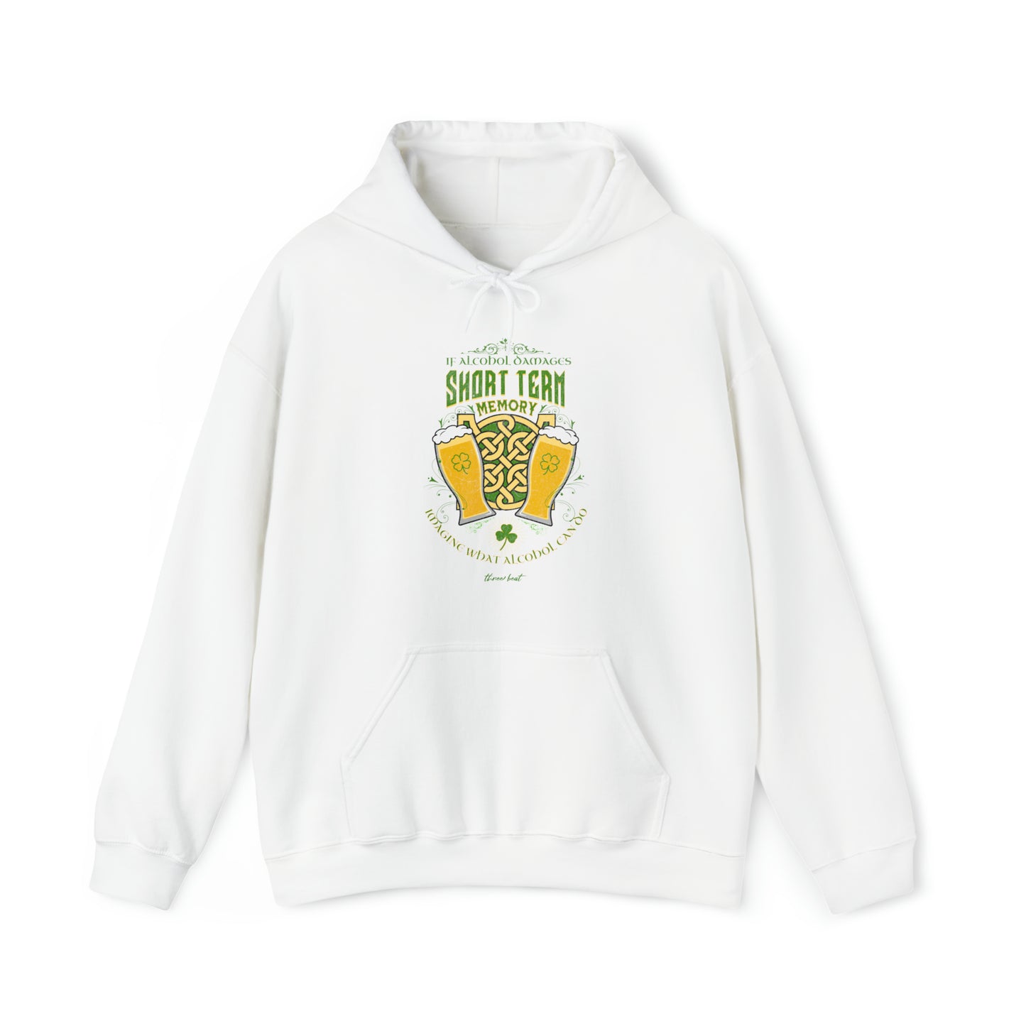 Three Beat Alcohol Heavy Blend™ Hooded Sweatshirt