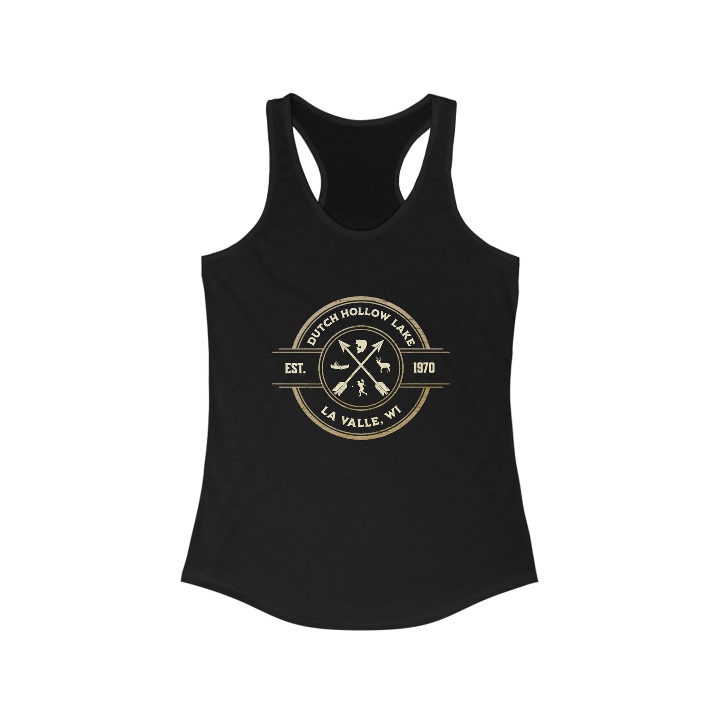 Three Beat DHL Women's Ideal Racerback Tank