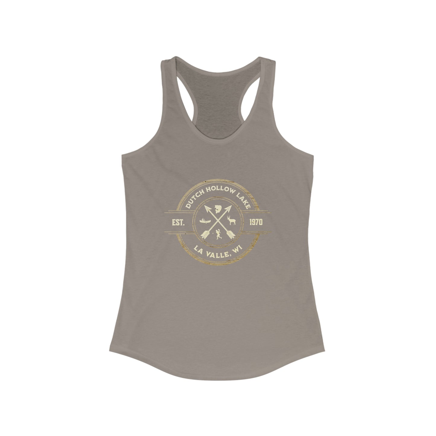 Three Beat DHL Women's Ideal Racerback Tank