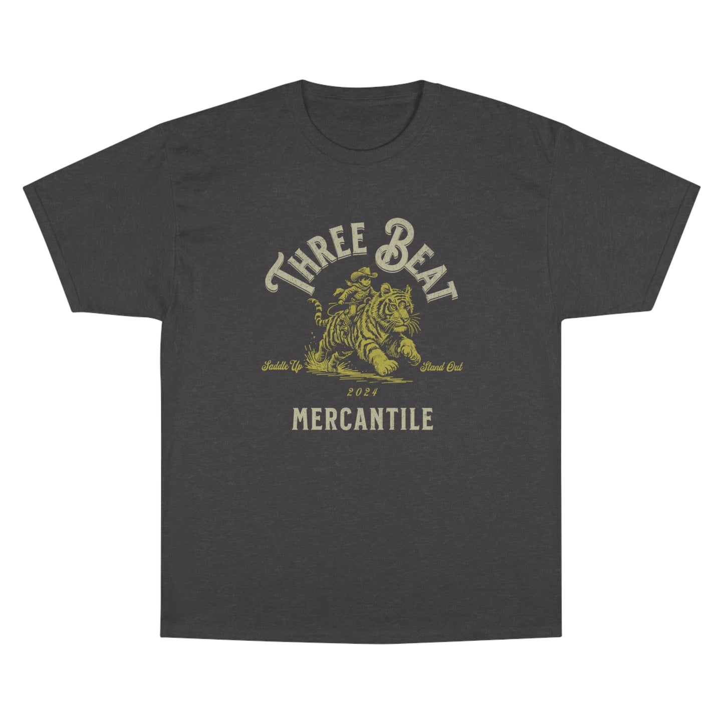 Three Beat Saddle Up Champion T-Shirt