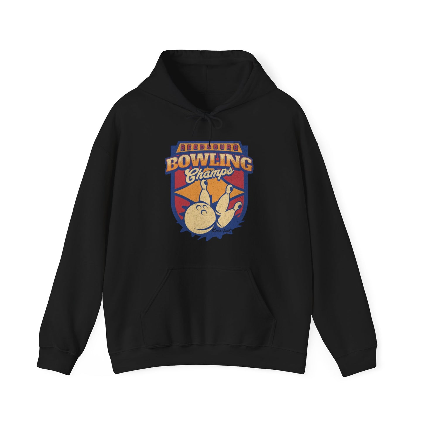 Three Beat Reedsburg Kingpin Unisex Heavy Blend™ Hooded Sweatshirt