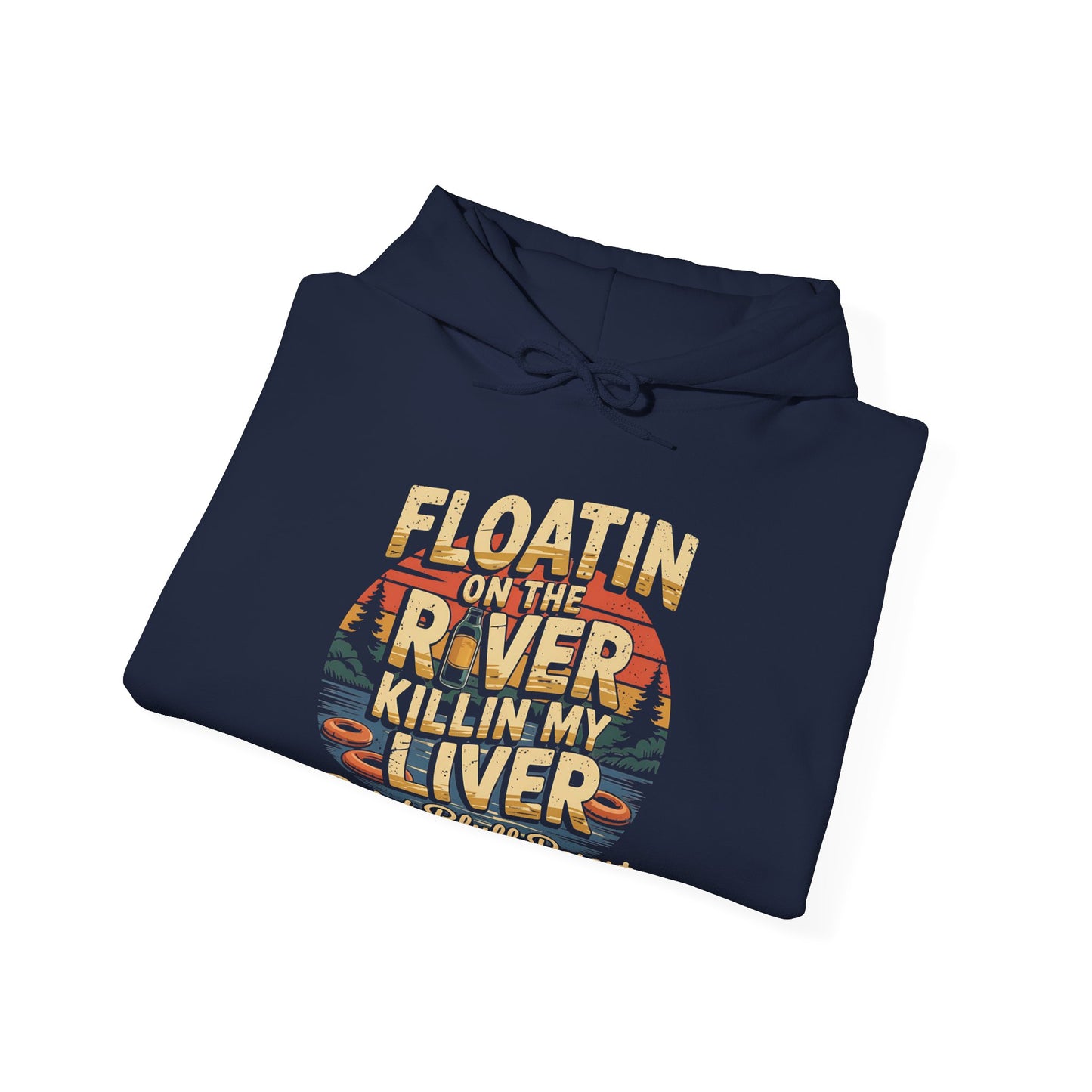 Floatin' on the River Hoodie - Unisex Heavy Blend™ Sweatshirt