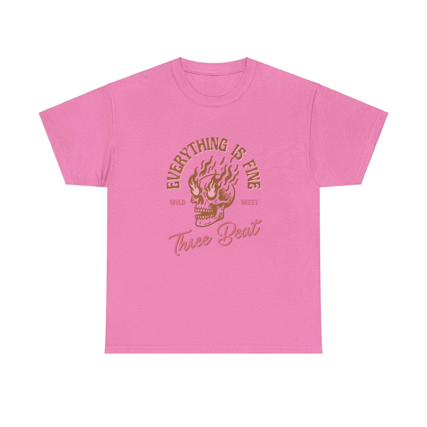 Three Beat "Fine" Unisex Heavy Cotton Tee