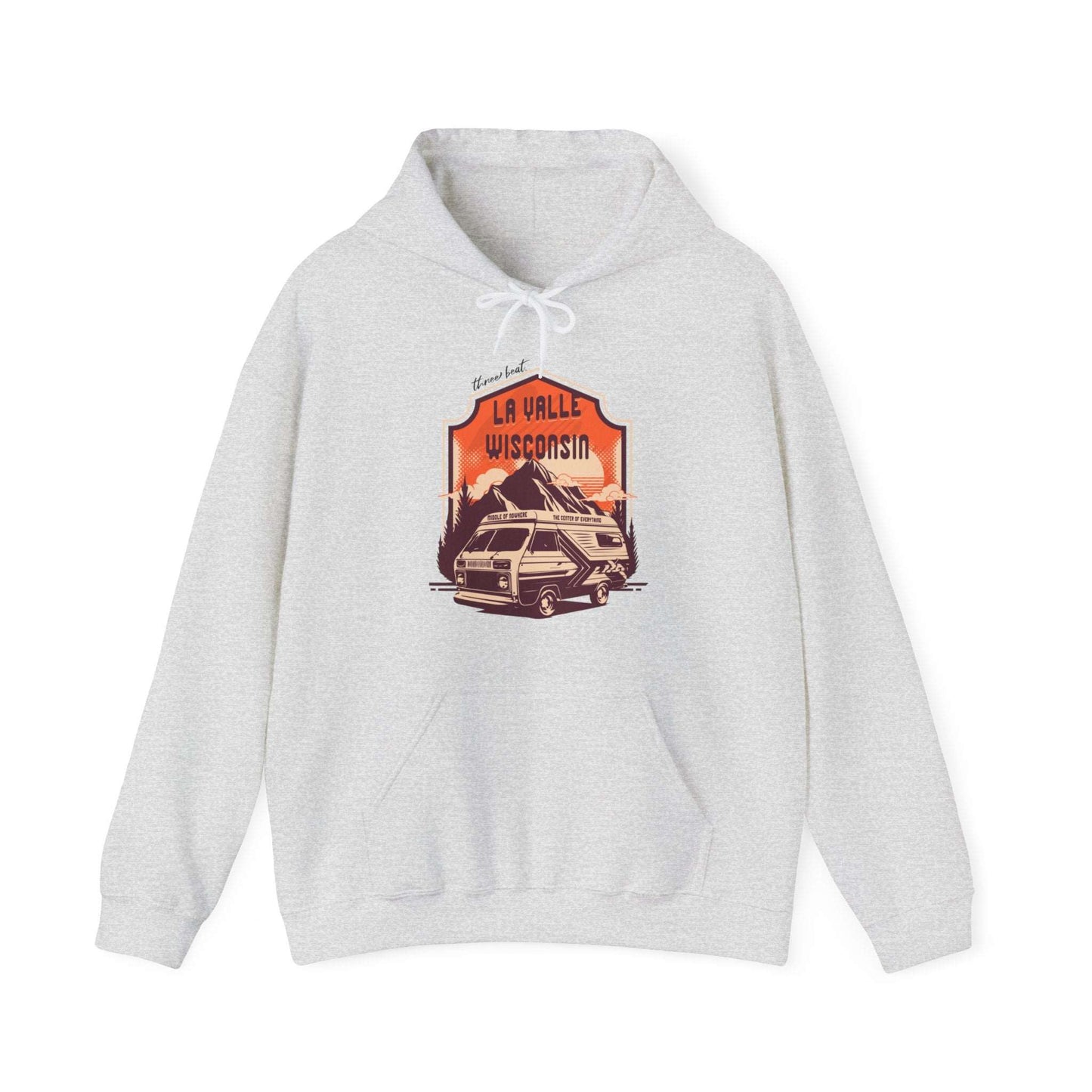 Three Beat MON Unisex Heavy Blend™ Hooded Sweatshirt