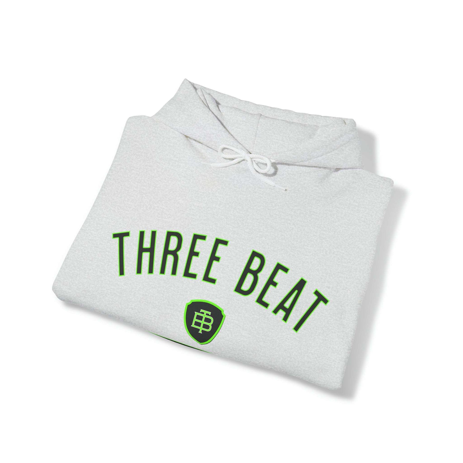 Three Beat Hells Down Lime Unisex Heavy Blend™ Hooded Sweatshirt