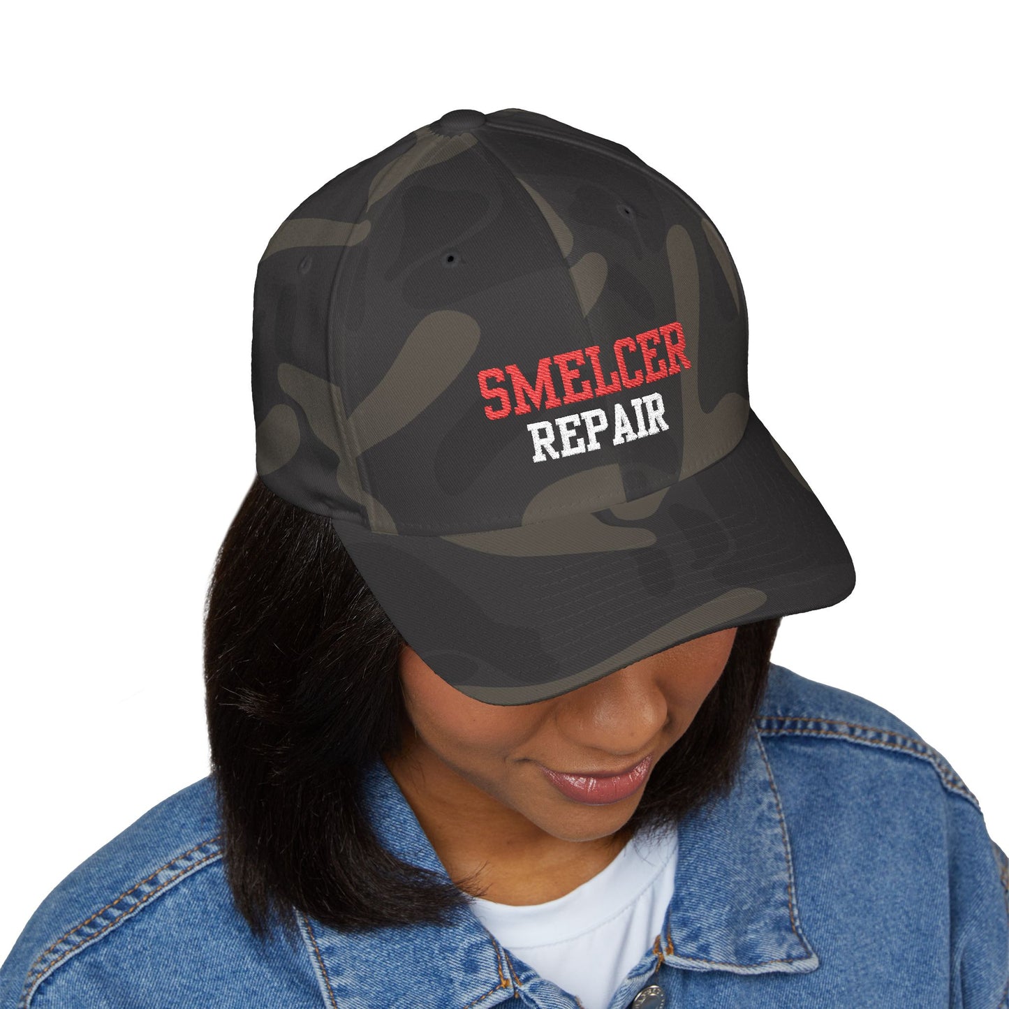Smelcer Repair Embroidered Camouflage Cap