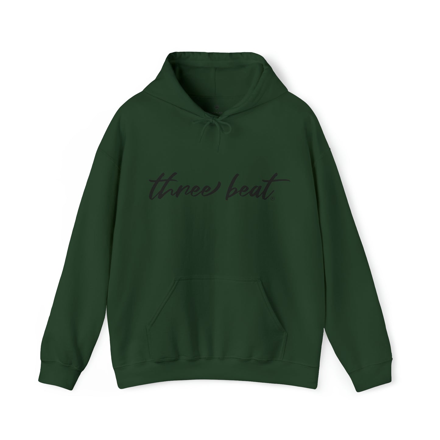 three beat Unisex Heavy Blend™ Hooded Sweatshirt