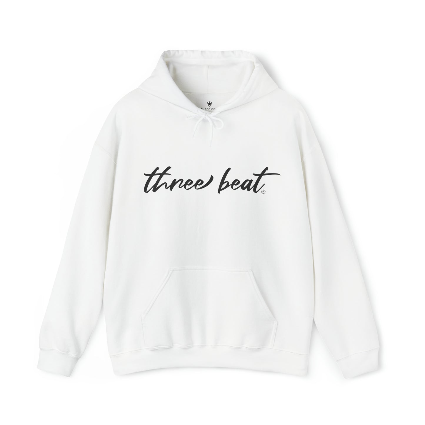 three beat Unisex Heavy Blend™ Hooded Sweatshirt