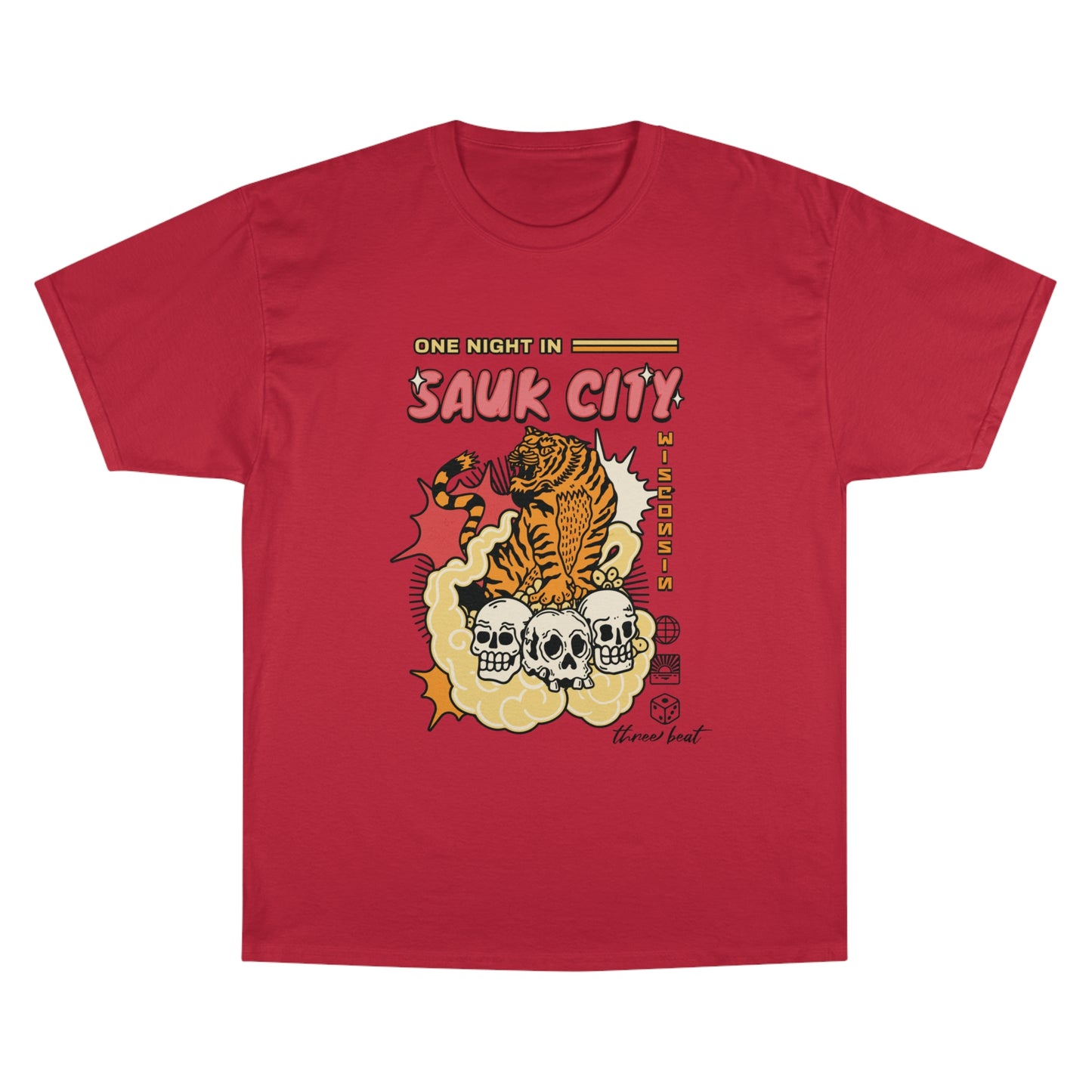 Three Beat Sauk City Champion T-Shirt