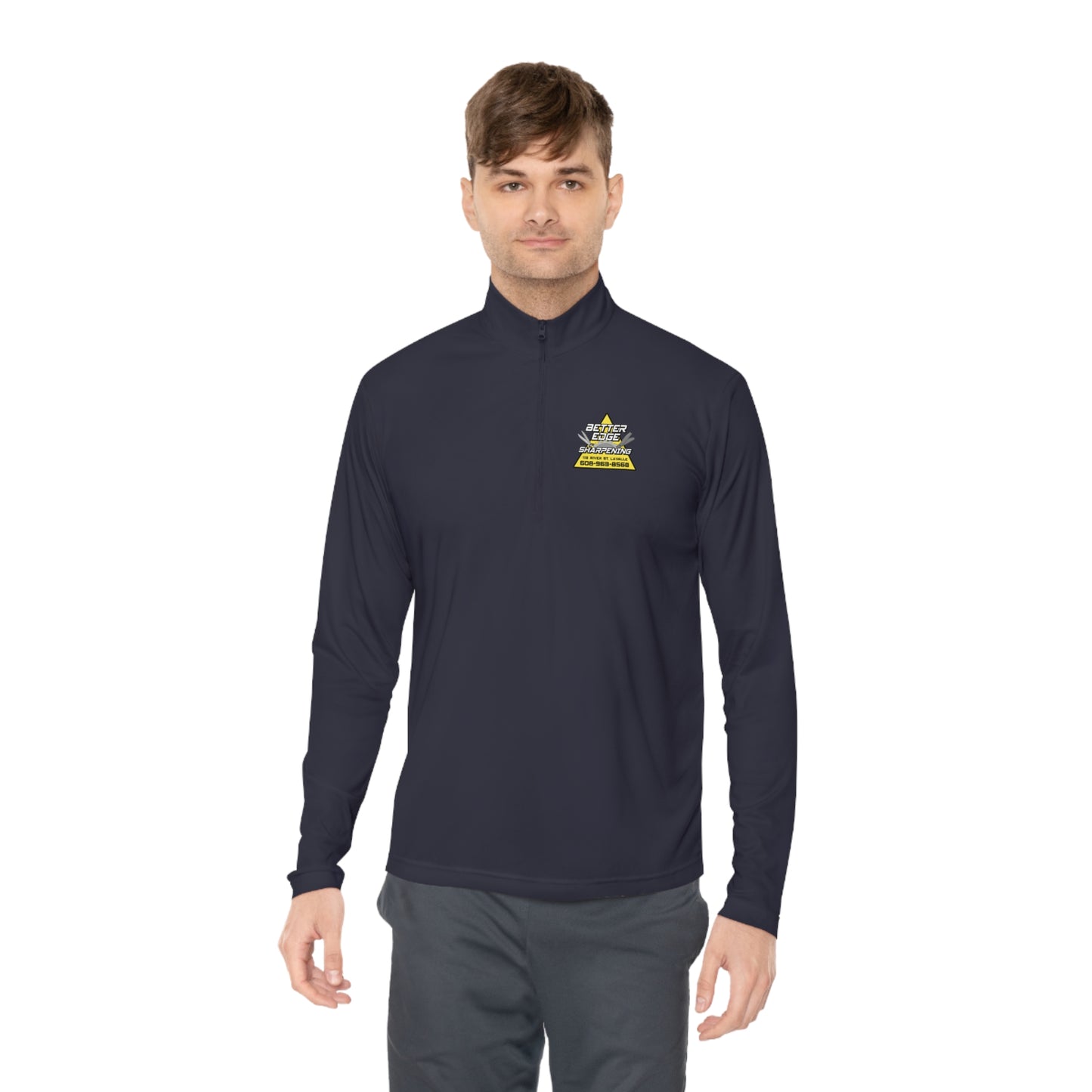 Better Edge Unisex Quarter-Zip Pullover