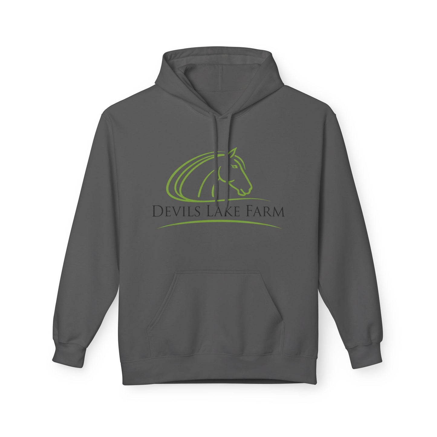 Devils Lake Farm Hoodie — Horse Logo Farmwear Pullover