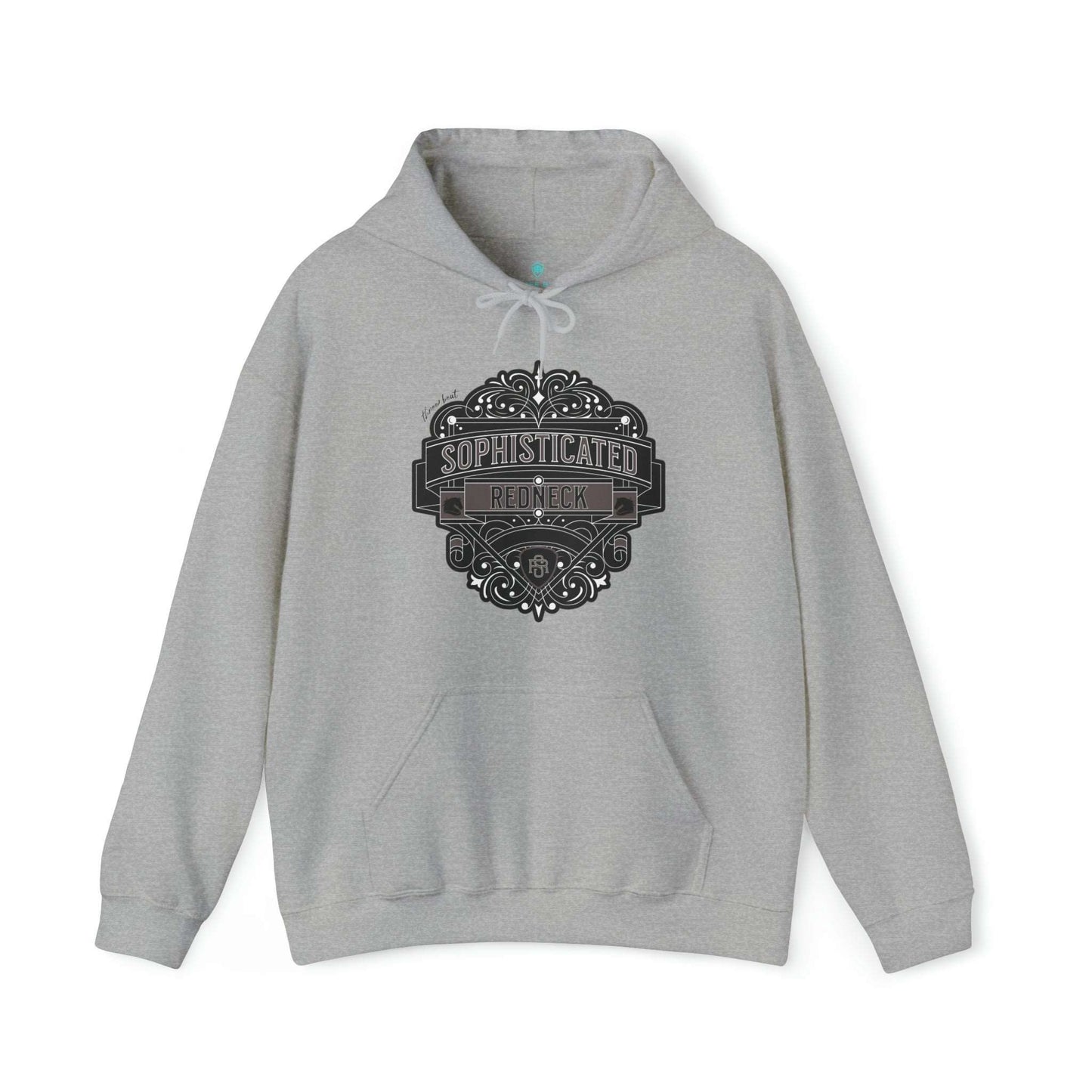 Sophisticated Redneck Silver Unisex Heavy Blend™ Hooded Sweatshirt
