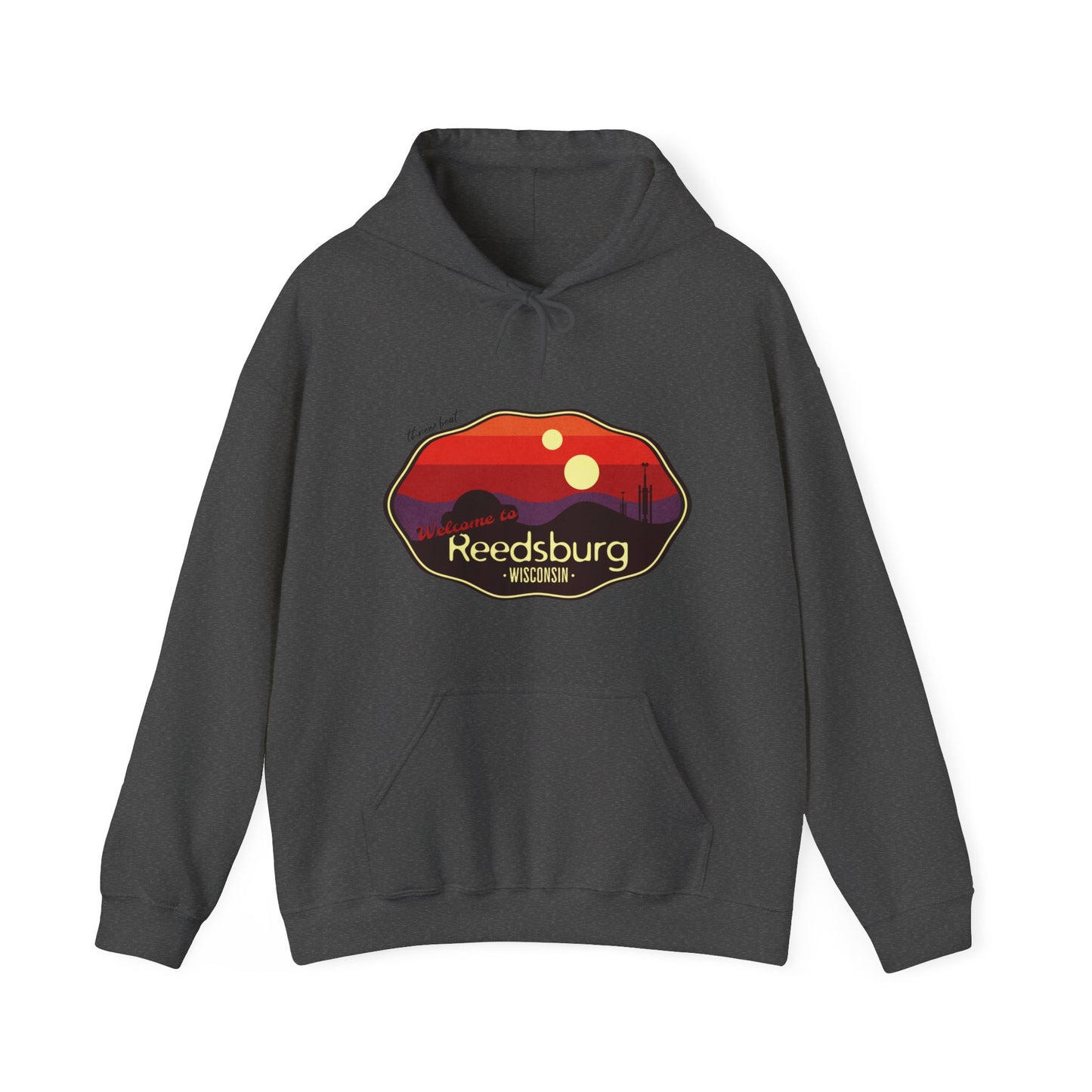 Three Beat Starburg Unisex Heavy Blend™ Hooded Sweatshirt