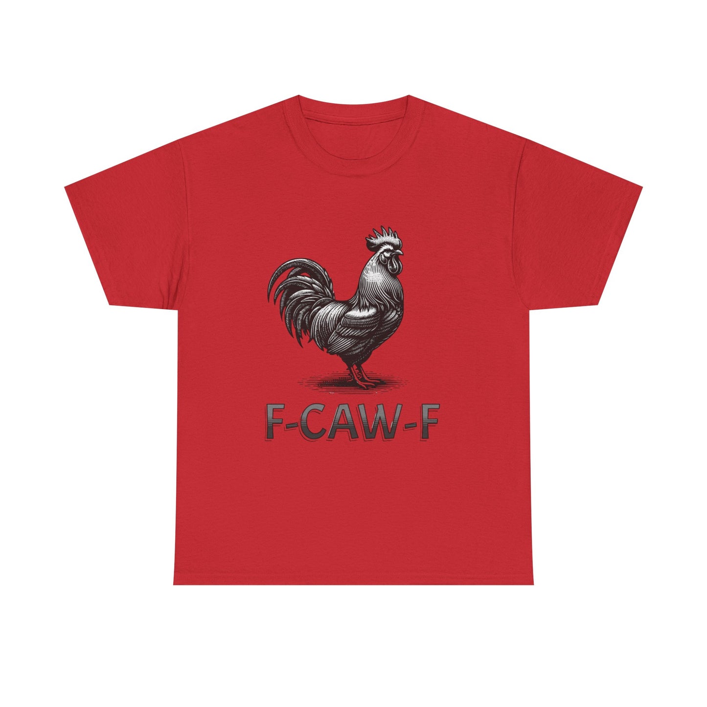 Three Beat Rooster Graphic Tee — Funny Farm Humor T-Shirt
