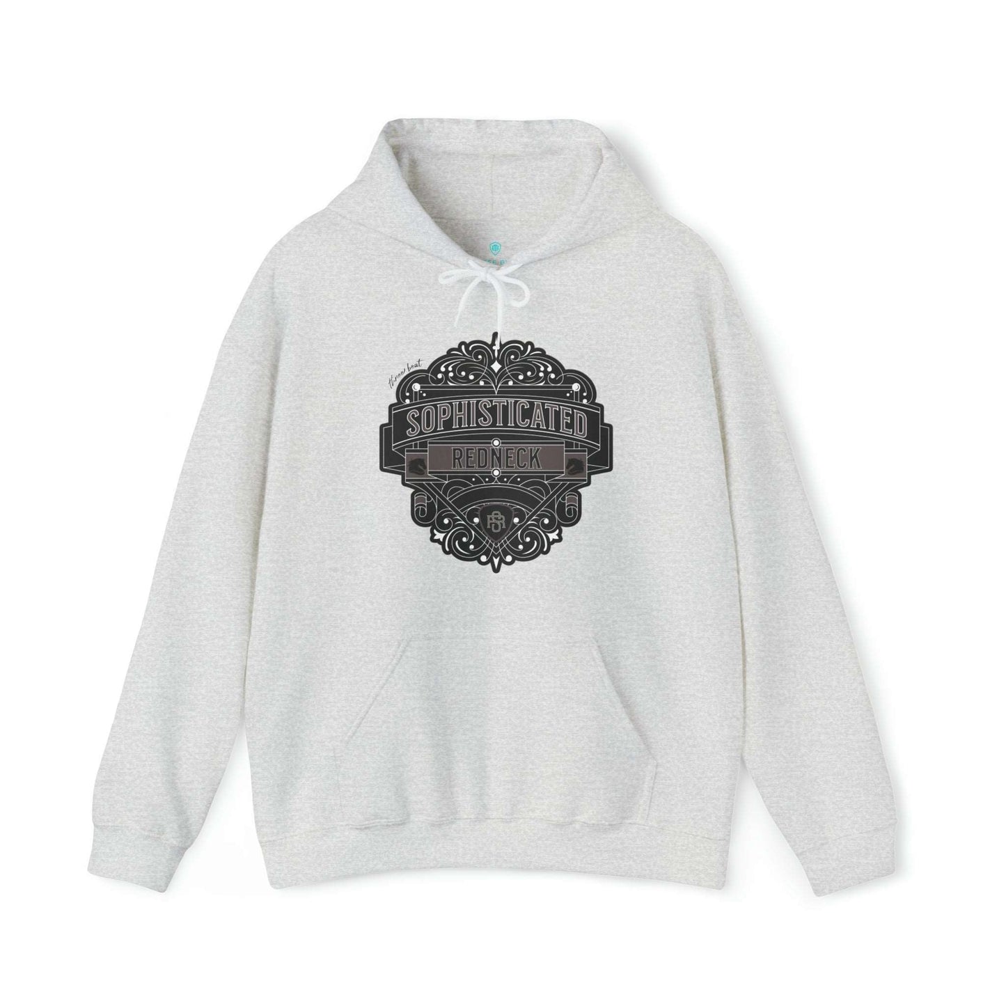 Sophisticated Redneck Silver Unisex Heavy Blend™ Hooded Sweatshirt