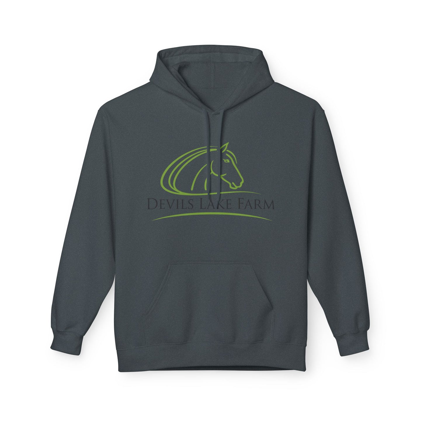 Devils Lake Farm Hoodie — Horse Logo Farmwear Pullover