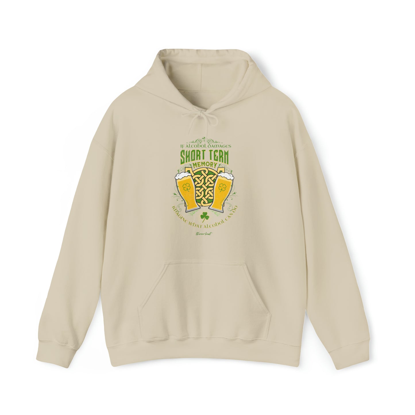 Three Beat Alcohol Heavy Blend™ Hooded Sweatshirt