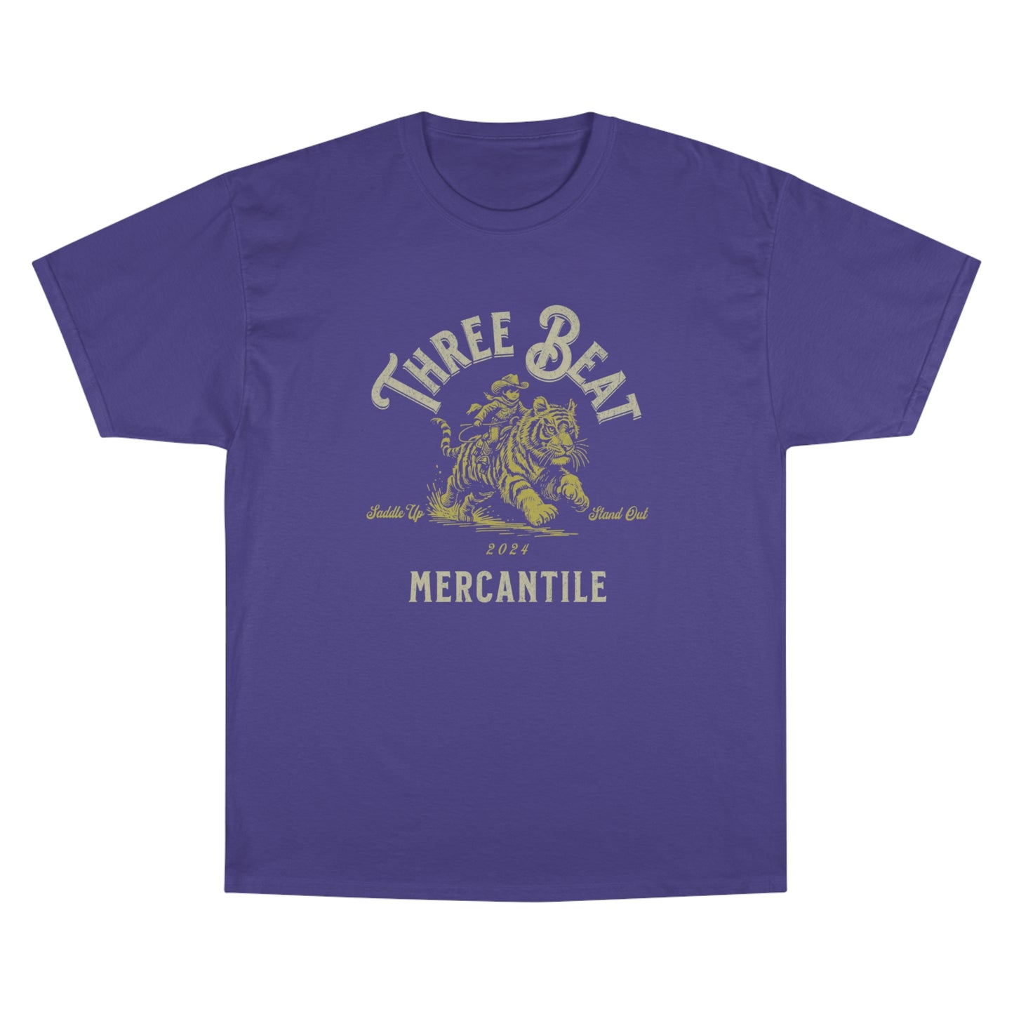 Three Beat Saddle Up Champion T-Shirt