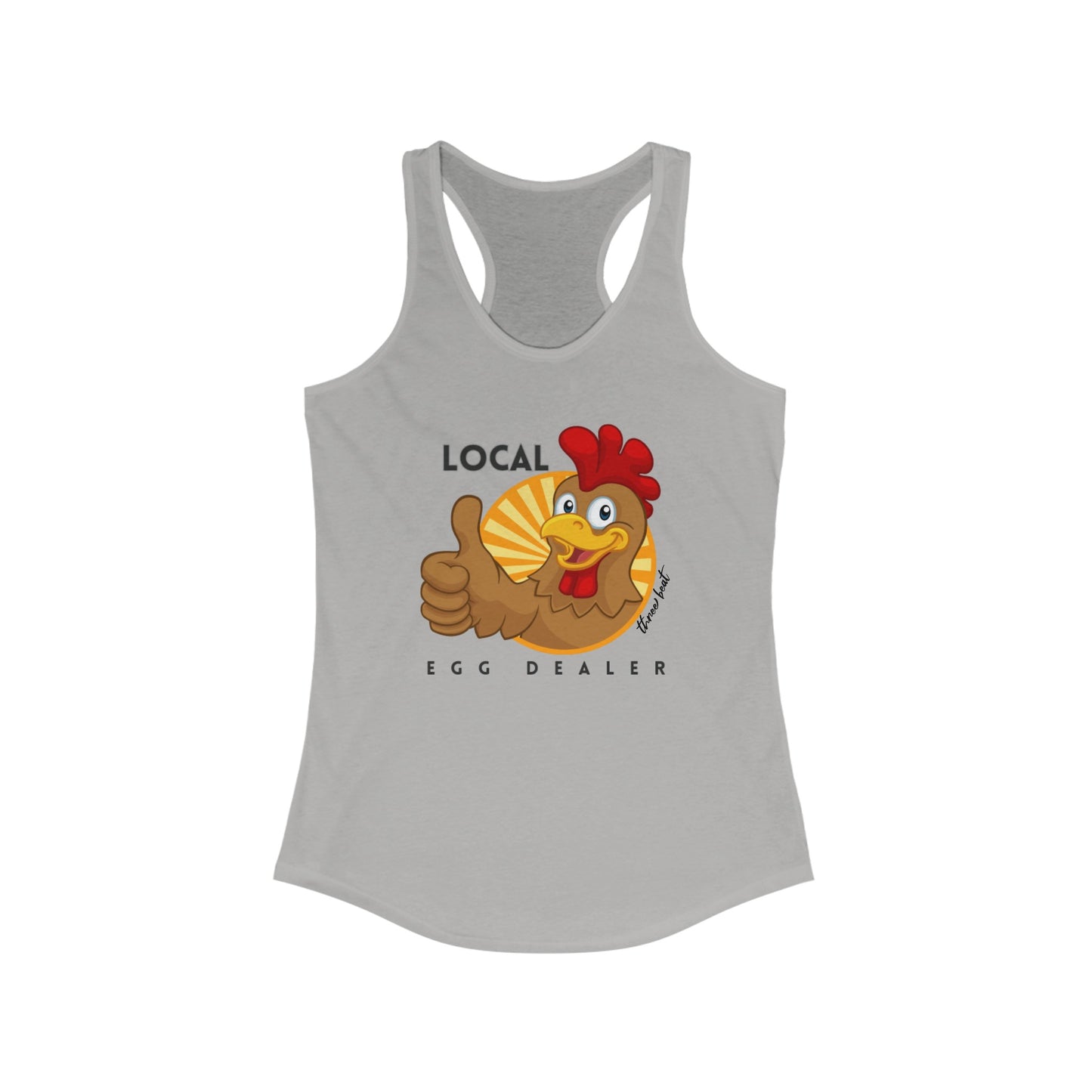 Three Beat Dealer Women's Ideal Racerback Tank