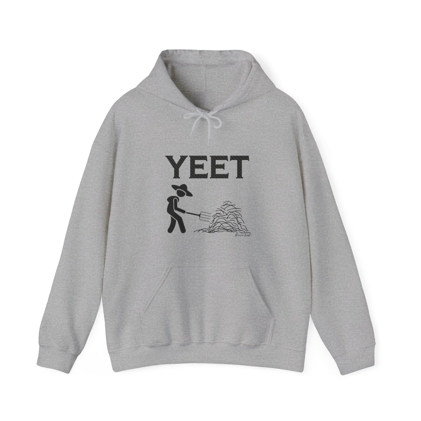 Three Beat Yeet Unisex Heavy Blend™ Hooded Sweatshirt