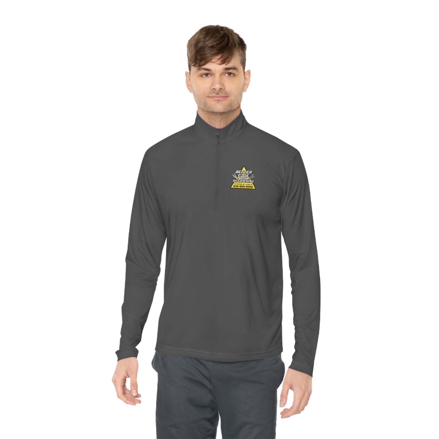 Better Edge Unisex Quarter-Zip Pullover