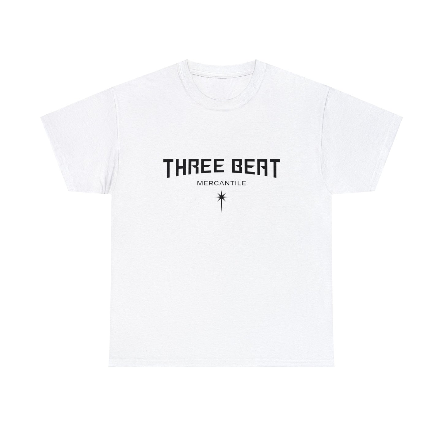 Three Beat Star Unisex Heavy Cotton Tee