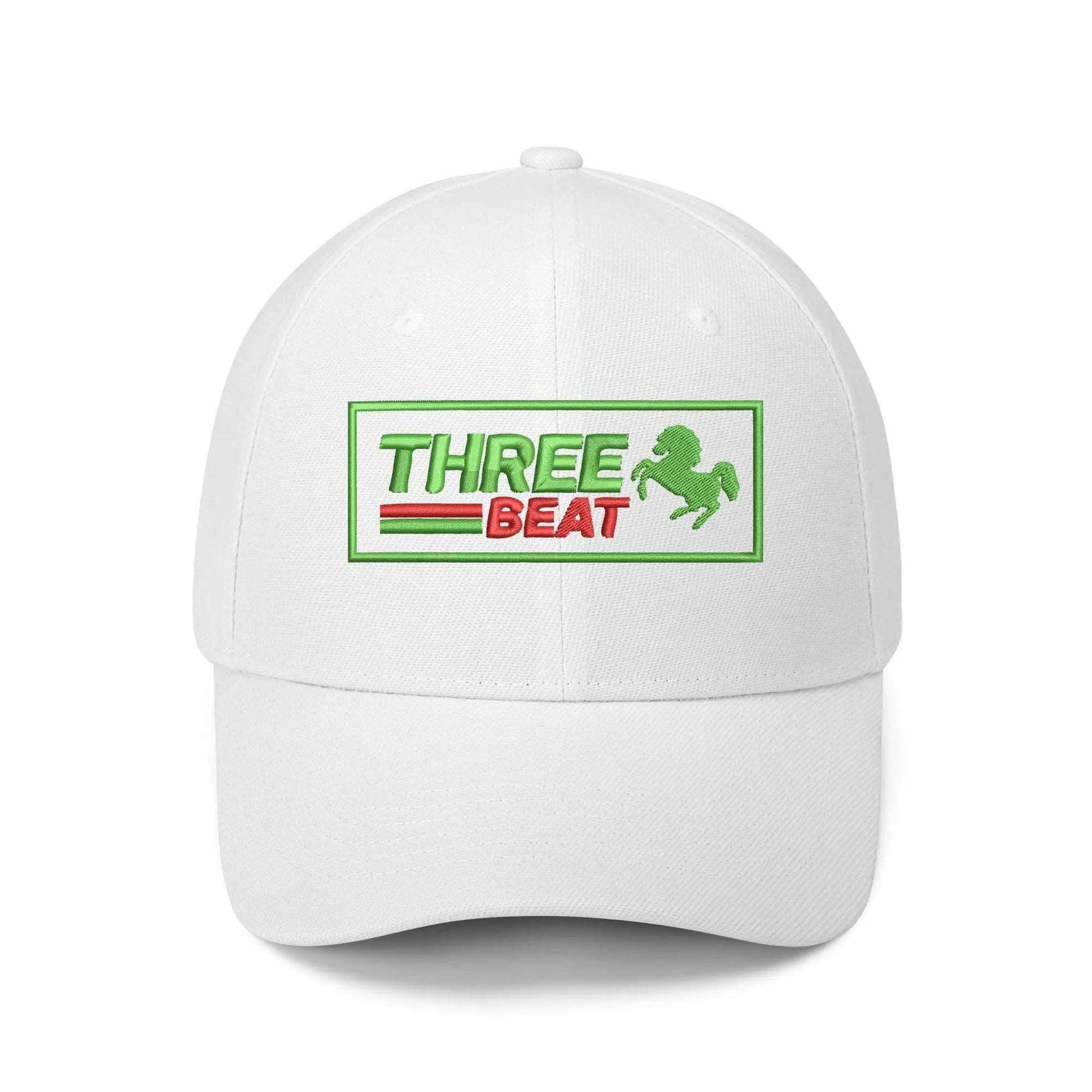 Three Beat  Embroidered Caps