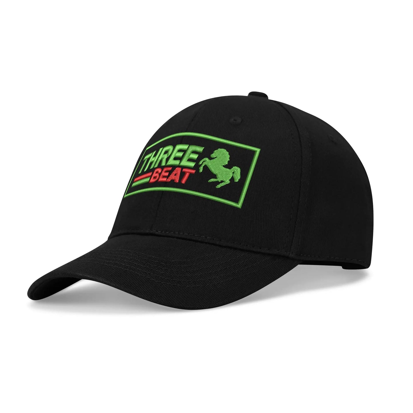 Three Beat  Embroidered Caps popcustoms  Hat