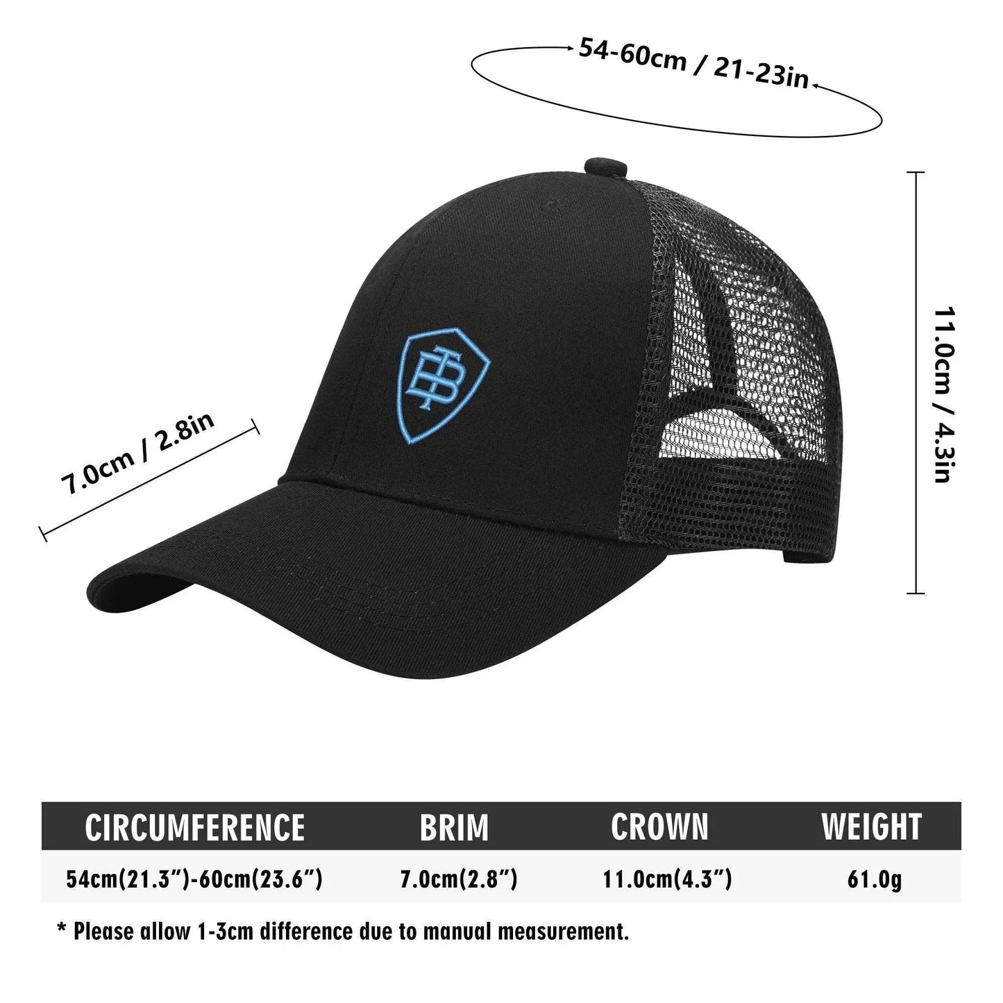 Three Beat Mesh Baseball Hat