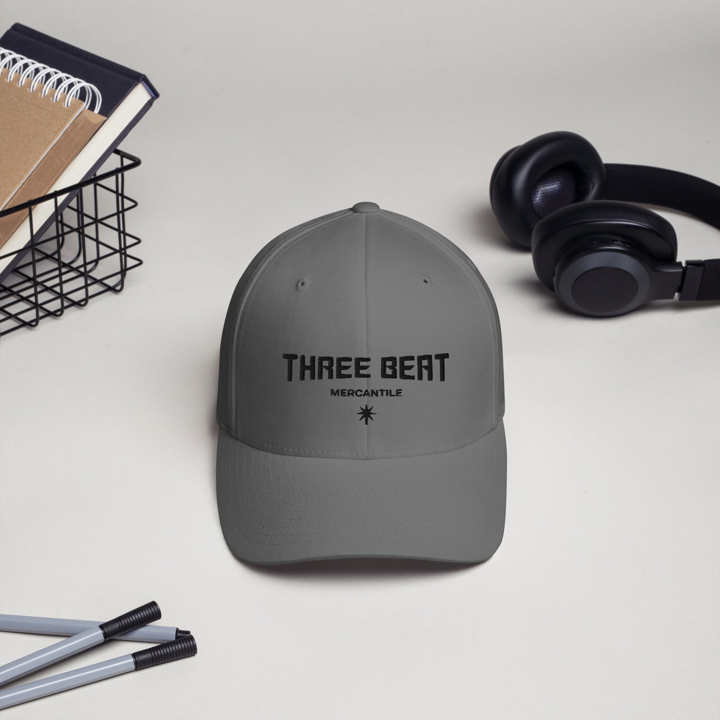 Three Beat Star Structured Twill Cap