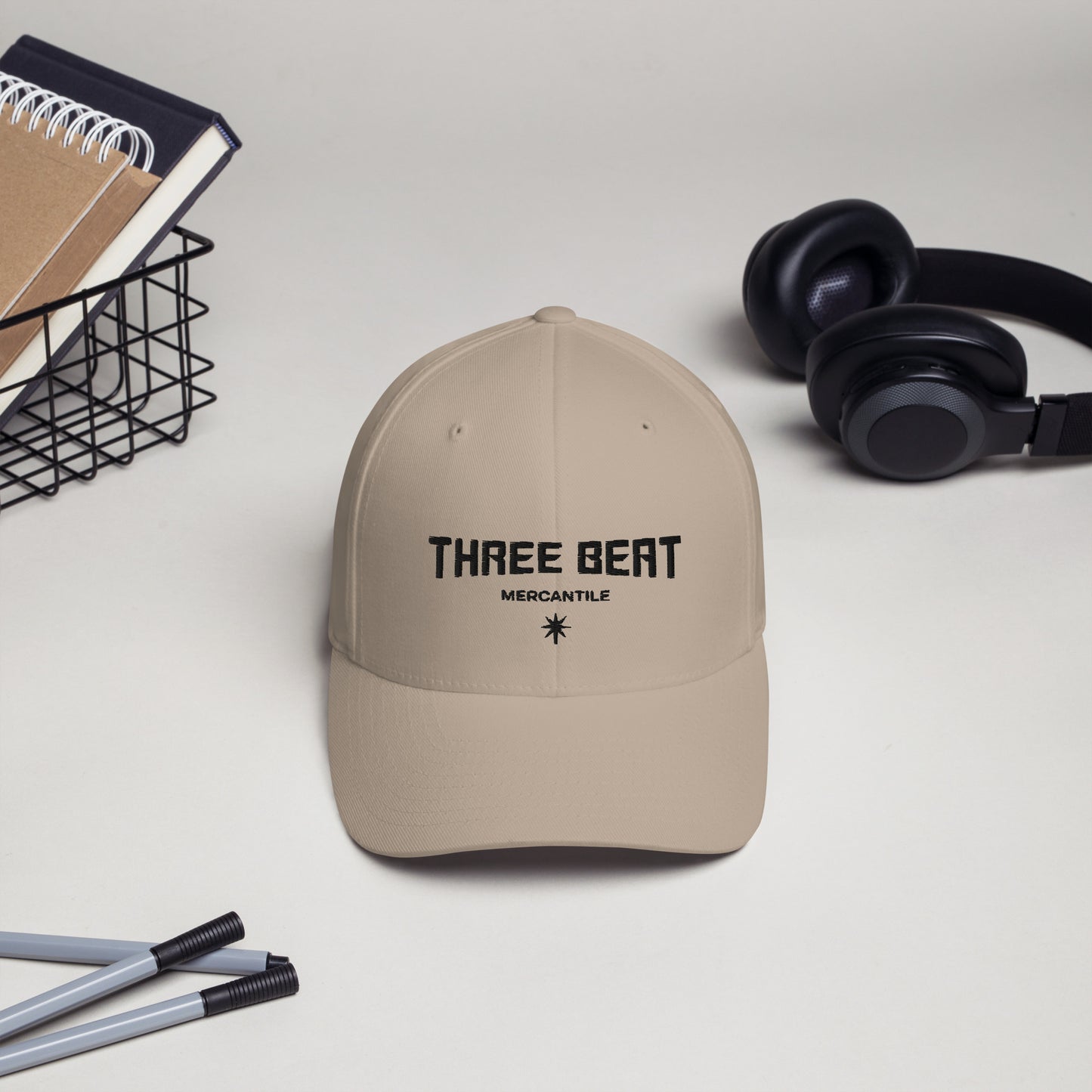 Three Beat Star Structured Twill Cap