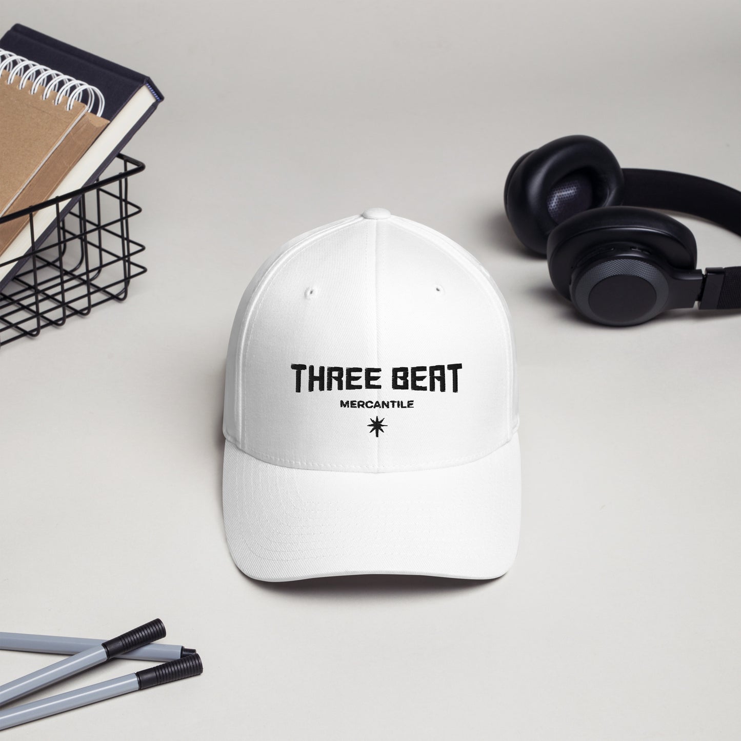 Three Beat Star Structured Twill Cap