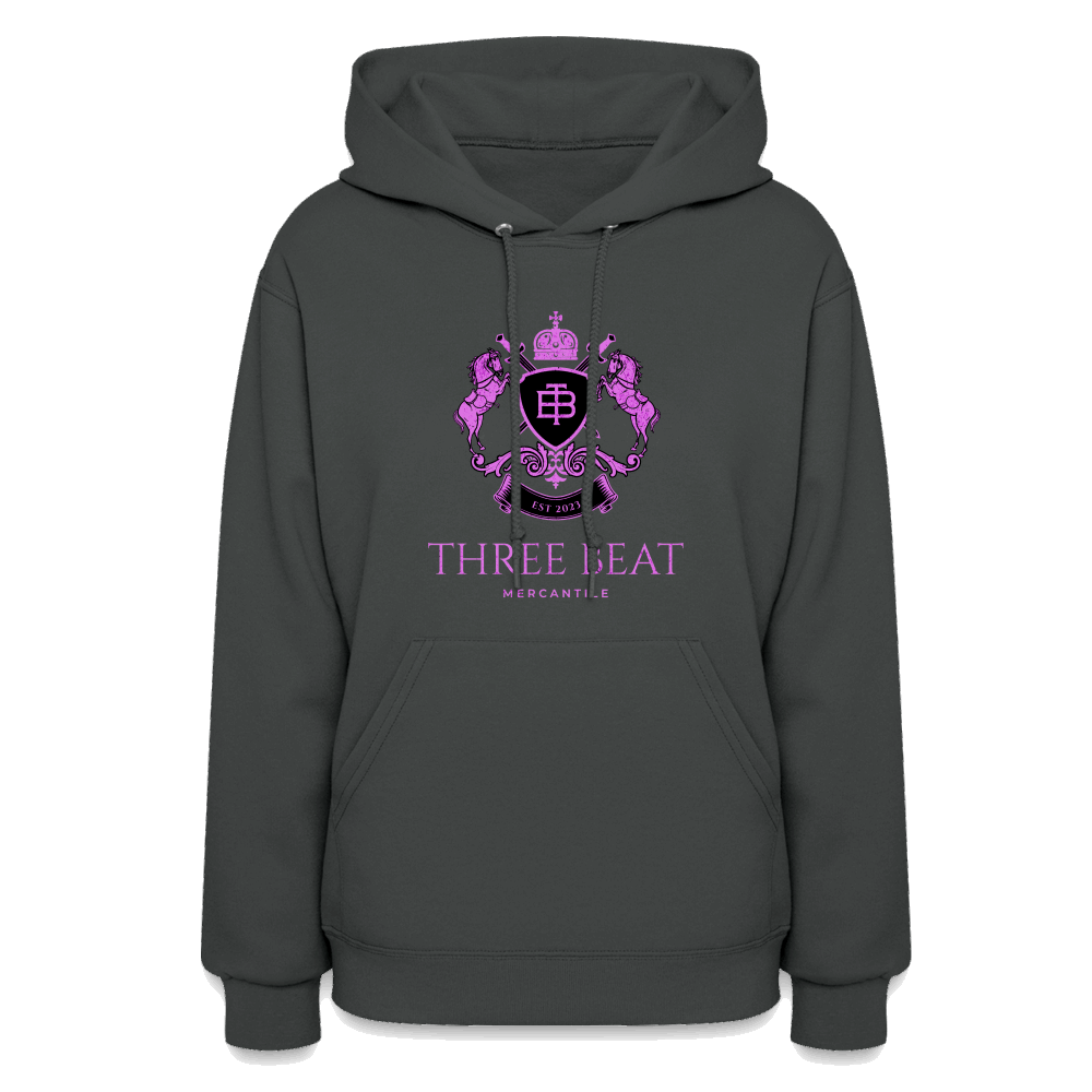 Women's three Beat Hoodie - asphalt