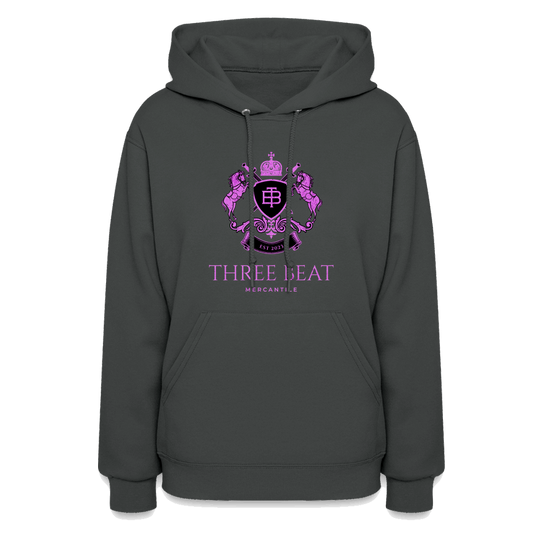 Women's three Beat Hoodie - asphalt