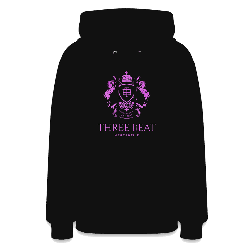 Women's three Beat Hoodie - black