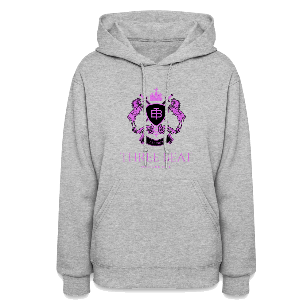 Women's three Beat Hoodie - heather gray