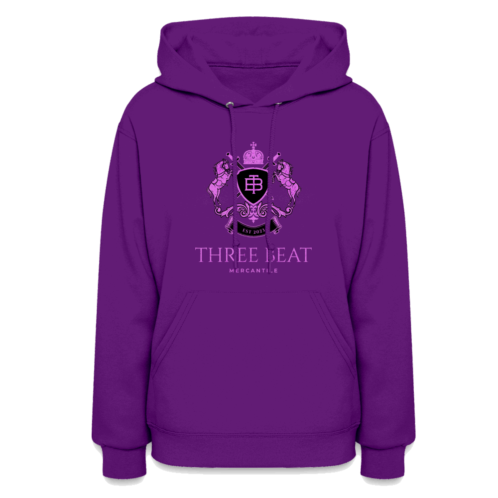 Women's three Beat Hoodie - purple