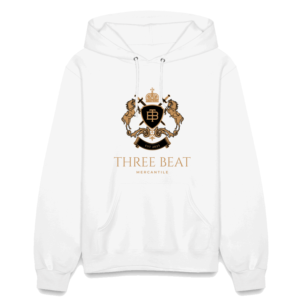 Three Beat CL Women's Hoodie - white