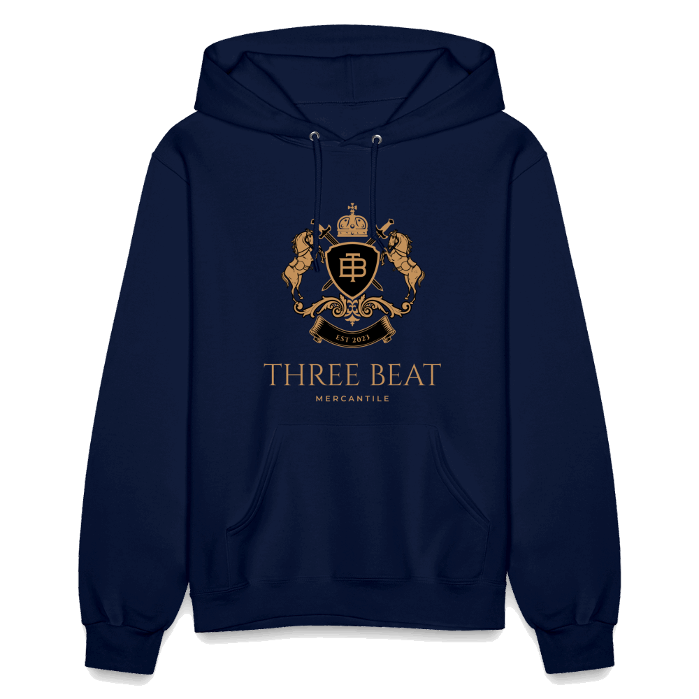 Three Beat CL Women's Hoodie - navy