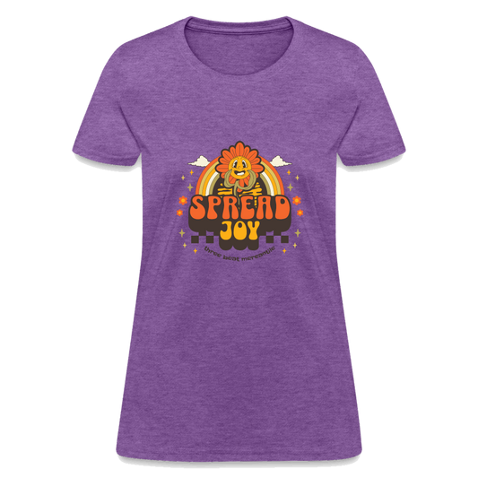 Spread Joy Women's T-Shirt - purple heather