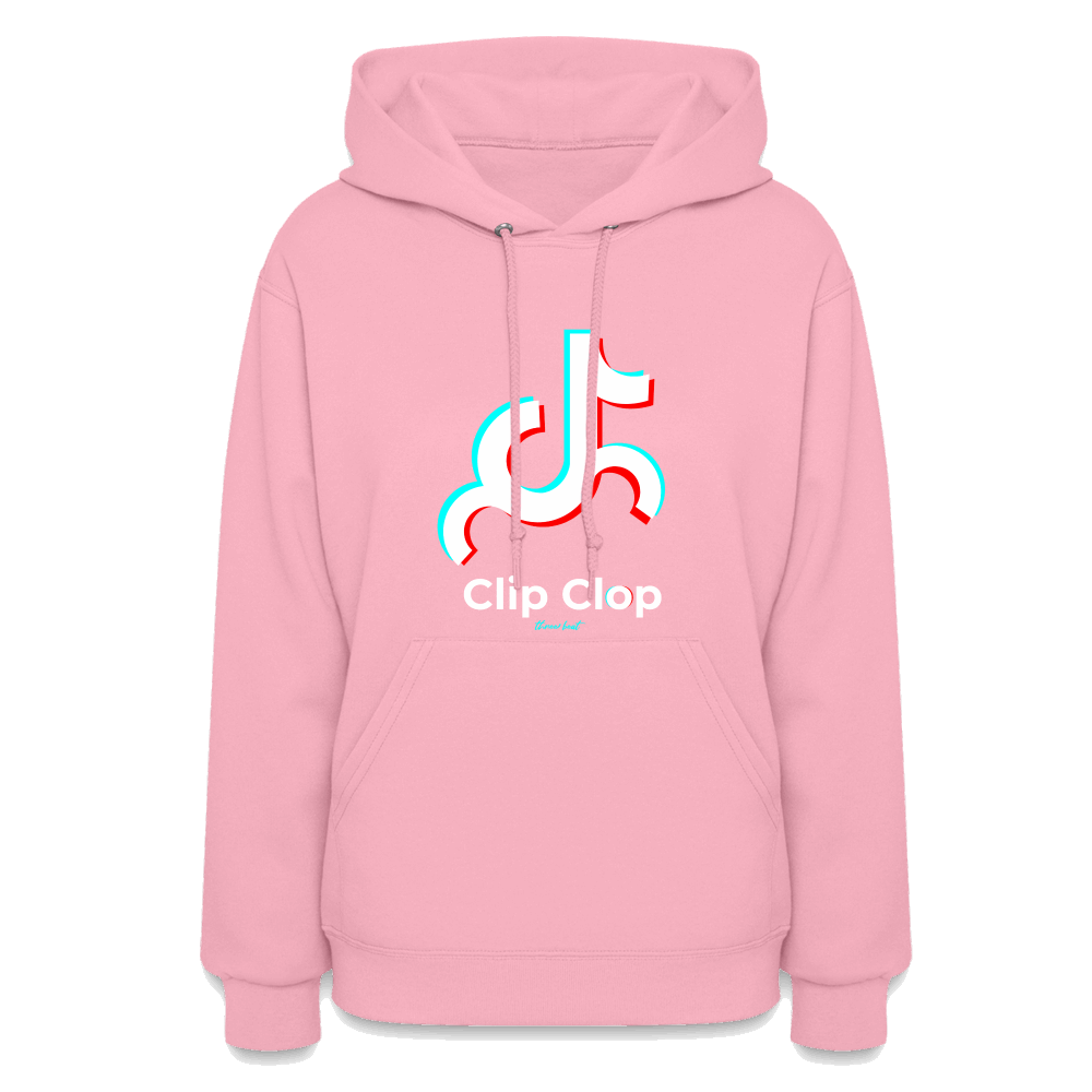 Clip Clop Women's Hoodie - classic pink