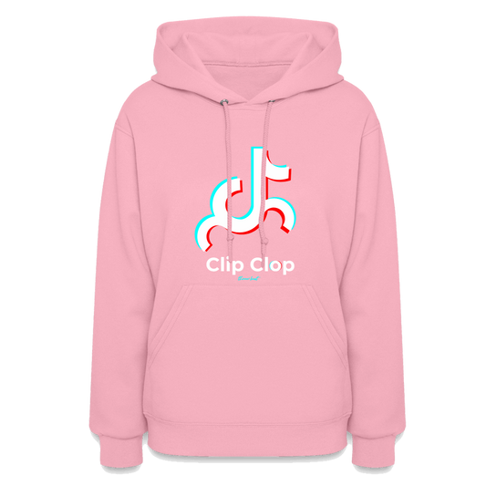 Clip Clop Women's Hoodie - classic pink