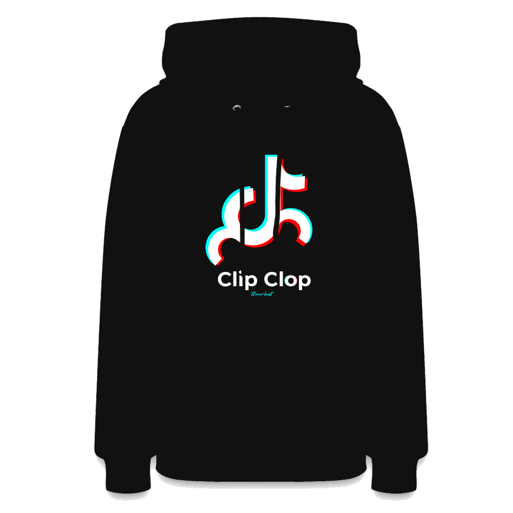 Clip Clop Women's Hoodie - black