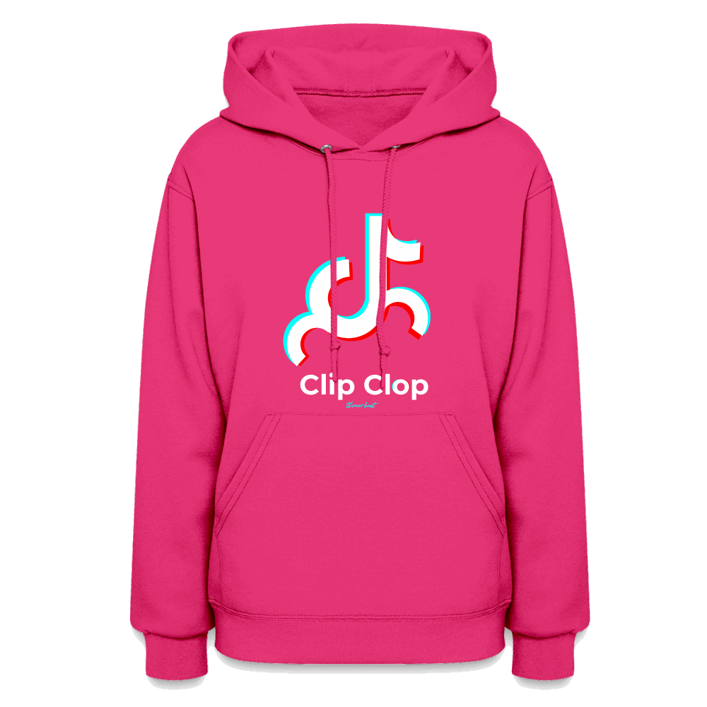 Clip Clop Women's Hoodie - fuchsia