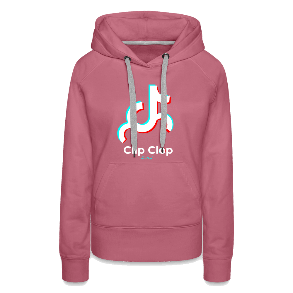 Clip Clop Women’s Premium Hoodie - mauve