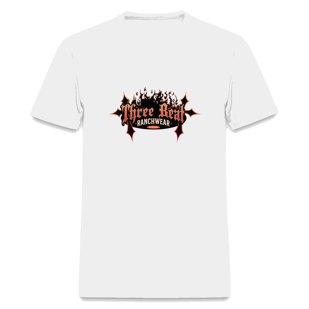 Three Beat Racnhwear Classic T-Shirt - white