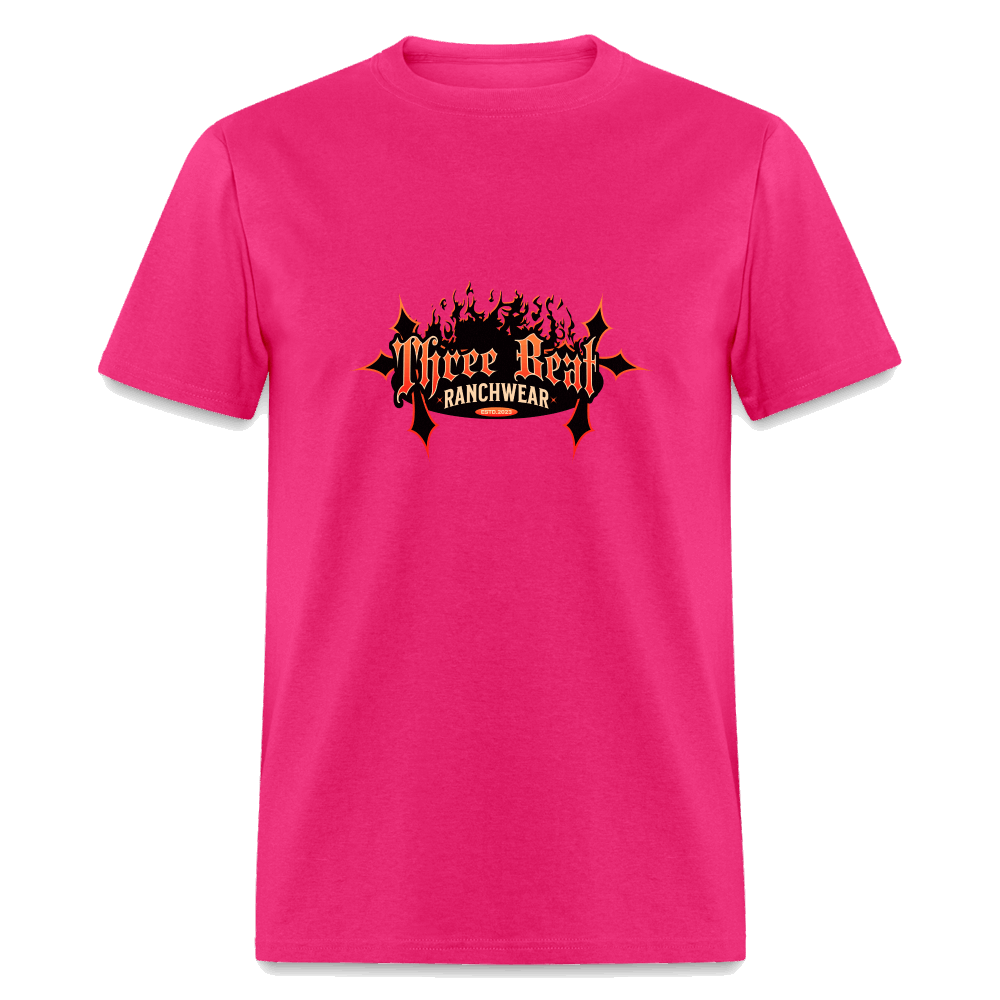 Three Beat Racnhwear Classic T-Shirt - fuchsia
