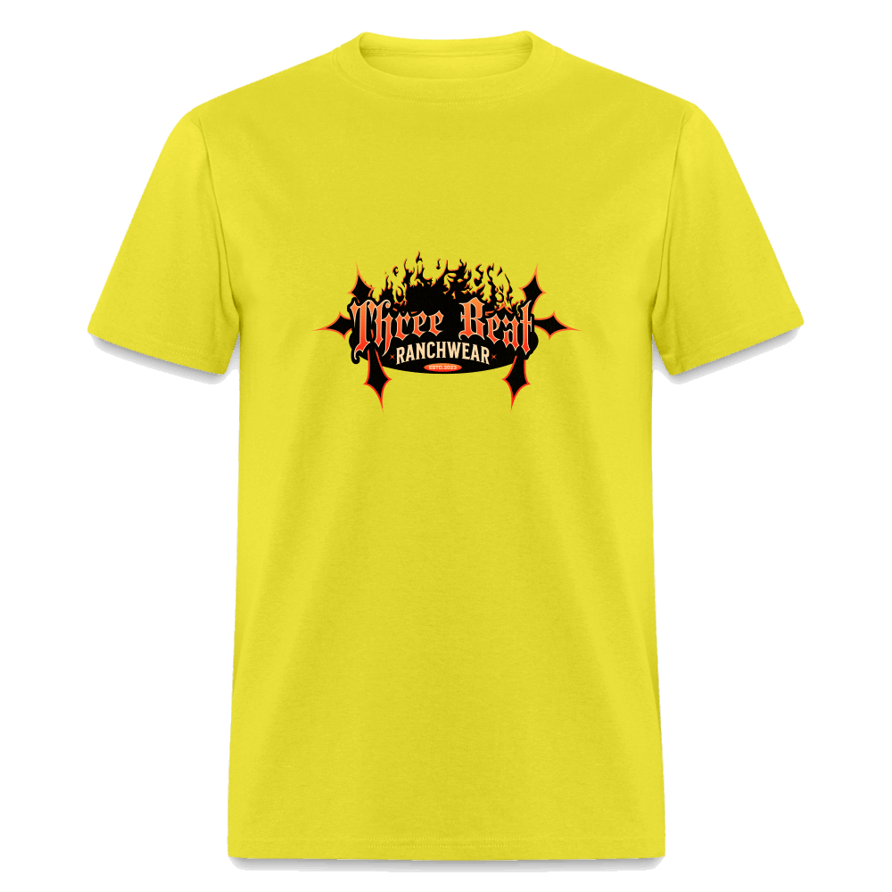 Three Beat Racnhwear Classic T-Shirt - yellow