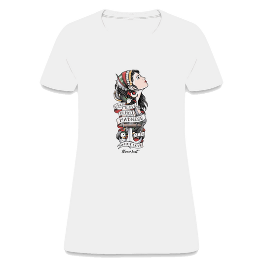 Three Beat Love Women's T-Shirt - white